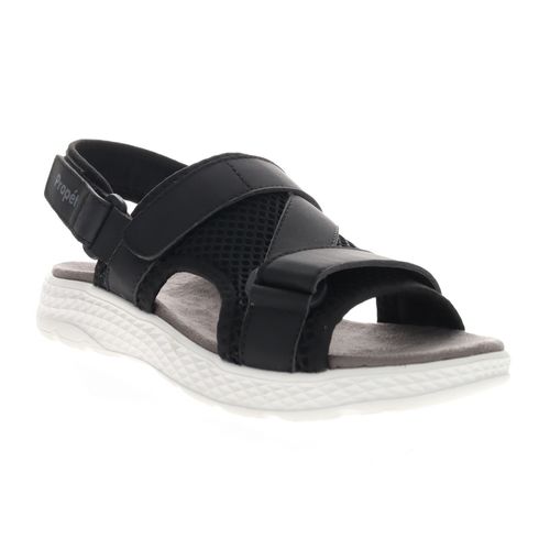 Propet TravelActiv Sport Women's Sandals - Black - Angle