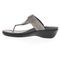 Propet Wynzie Women's Leather Sandals - Silver - Instep Side