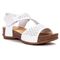 Propet Women's Phoebe Sandals - White - Angle