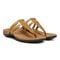 Vionic Elvia - Women's Adjustable Slip-on Orthotic Sandal  - Toffee Syn Pair