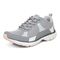 Vionic Dashell Women's Lace Up Athletic Walking Shoe - Light Grey Syn Left angle