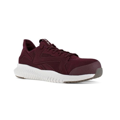 Reebok Work Women's Flexagon 3.0 Work SD Composite Toe Work Shoe - Burgundy  - Profile View