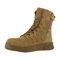 Reebok Men's Floatride Energy Tactical Composite Toe 8" Tactical Boot With Side Zipper - Coyote - Other Profile View