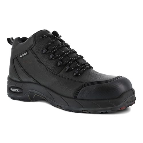 Reebok Work - Women's Tiahawk - Waterproof Sport Work Boot - RB455 - Black - Profile View