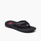 Reef Anchor Men's Sandals - Black/red - Angle