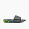 Reef Fanning Slide Men\'s Sandals - Grey Volt - Side
