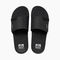 Reef Fanning Slide Men's Sandals - Black/silver - Top