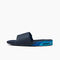 Reef Fanning Slide Men\'s Sandals - Ocean - Left Side