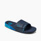 Reef Fanning Slide Men\'s Sandals - Ocean - Angle