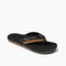 Reef Cushion Dawn Men's Sandals - Black/tan - Angle