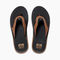 Reef Fanning Men's Sandals - Black And Tan - Top
