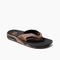 Reef Fanning Men's Sandals - Black And Tan - Angle