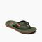 Men\'s Beach Sandals - Reef Santa Ana - Olive/gum - Angle