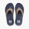 Men\'s Beach Sandals - Reef Santa Ana - Navy/khaki - Top