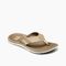 Men\'s Beach Sandals - Reef Santa Ana - Tan - Angle