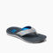 Reef Santa Ana Men's Sandals - Blue / Light Grey - Angle