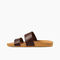 Reef Cushion Vista Women\'s Beach Sandals - Chocolate - Left Side