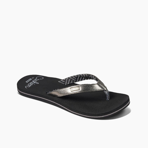 Reef Cushion Sands Women's Sandals - Gunmetal - Angle