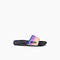 Reef One Slide Women\'s Comfort Sandals - Retro Stripes - Side