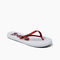 Reef X Mlb Women's Sandals - Braves - Angle