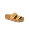 Reef Cushion Vista Hi Women's Comfort Platform Sandals - Yellow Duo Braid