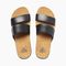 Reef Cushion Vista Hi Women\'s Slide Sandals - Black - Top