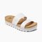 Reef Cushion Vista Hi Women\'s Slide Sandals - Cloud - Angle