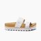 Reef Cushion Vista Hi Women\'s Slide Sandals - Cloud - Side