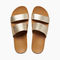 Reef Cushion Vista Hi Women\'s Slide Sandals - Champagne - Top