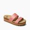 Reef Cushion Vista Hi Women's Sandals - Rose - Angle