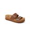 Reef Cushion Vista Hi Women's Comfort Platform Sandals - Chocolate/tan Braid