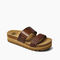 Reef Cushion Vista Hi Women's Sandals - Chocolate - Angle