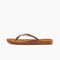 Reef Cushion Slim Women\'s Sandals - Leopard - Left Side