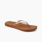 Reef Cushion Slim Women\'s Sandals - Tan/champagne - Angle