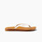 Reef Cushion Slim Women\'s Sandals - White/tan - Side