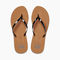 Reef Bliss Nights Women's Sandals - Black Patent/tan - Top