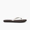 Reef Bliss Nights Women's Sandals - Brown/white - Side