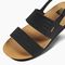 Reef Water Vista Women\'s Beach Sandals - Black/tan - Detail