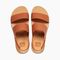 Reef Water Vista Women\'s Beach Sandals - Brunette - Top