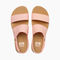 Reef Water Vista Women\'s Beach Sandals - Blush/tan - Top