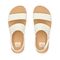Reef Water Vista - White/Tan - Top View - White/Tan