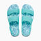 Reef Water Vista Women\'s Beach Sandals - Marbled Blue - Top