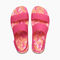 Reef Water Vista Women\'s Beach Sandals - Marbled Pink - Top