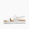 Reef Water Vista Women\'s Beach Sandals - White/tan - Left Side