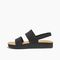 Reef Water Vista Women\'s Beach Sandals - Black/tan - Left Side