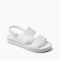 Reef Water Vista Women\'s Beach Sandals - White Shine - Angle