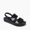 Reef Water Vista Women\'s Beach Sandals - Black Shine - Angle