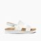 Reef Water Vista Women\'s Beach Sandals - White/tan - Side