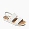 Reef Water Vista Women\'s Beach Sandals - White/tan - Angle