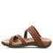 Bearpaw Teresa Women's Faux Leather Upper Sandals - 2898W Bearpaw- 220 - Hickory - Side View